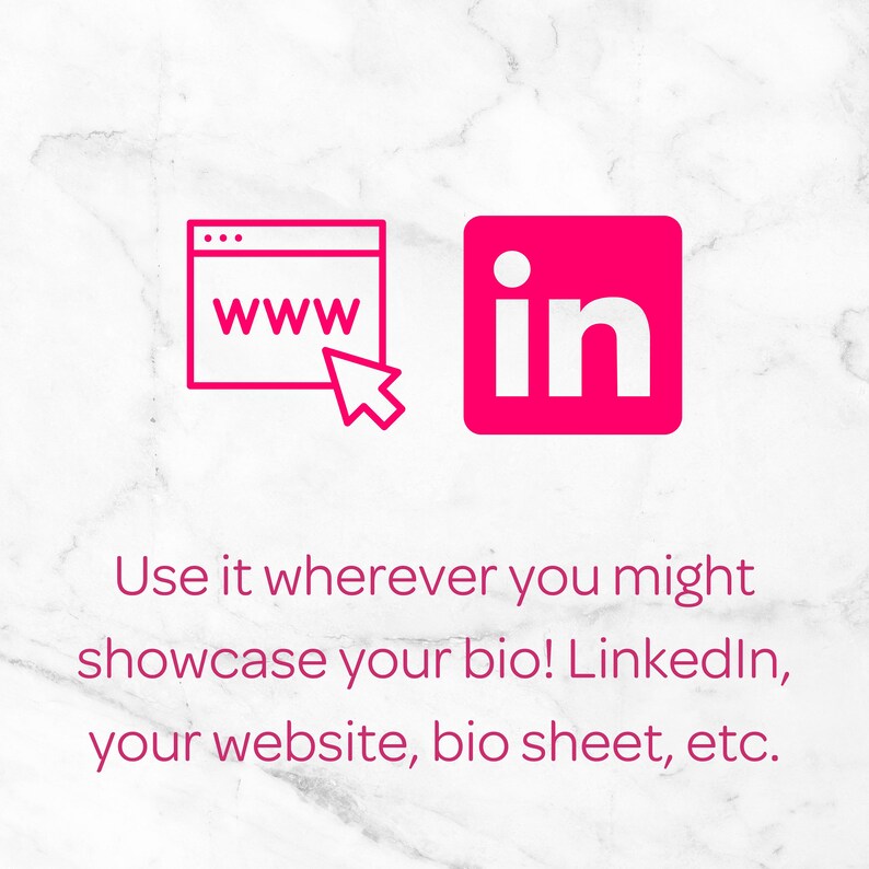 Professionally Written Bio Template, Business Biography, site Bio