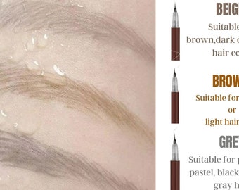 Micro brow Sweat-proof  Pencil,Professional Waterproof Makeup Microblading Effect Brow Pencil,,Ultra-Fine 0,1mm  Mechanical Pencil