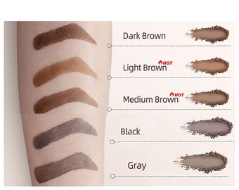 Eyebrow Microblading Liquid Eyebrow Tattoo Pen | 24hr Waterproof, Long Lasting, Smudge-Proof | 5 Natural Color Choices