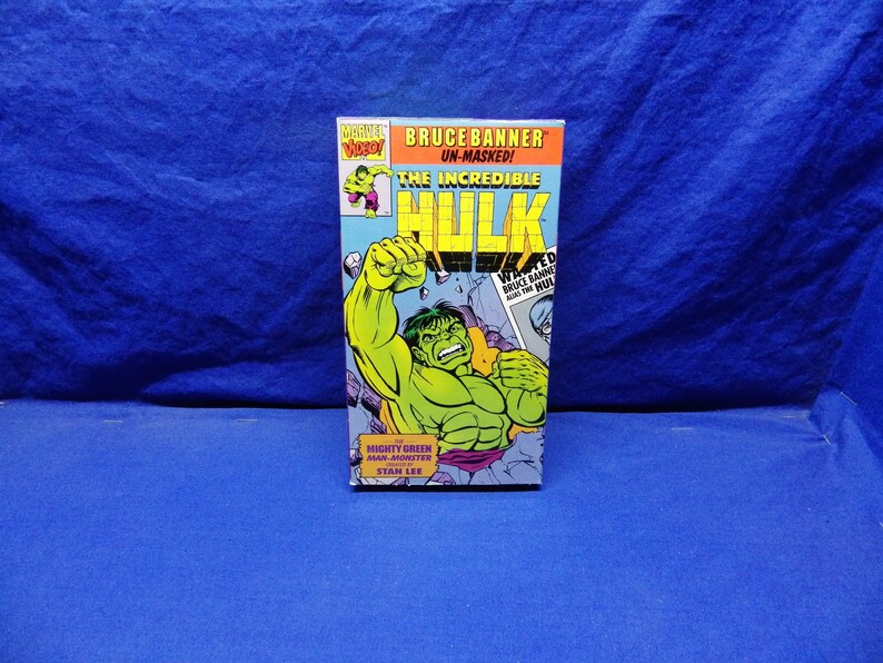 Classic Marvel Super Heroes VHS the Incredible Hulk 1991 Etsy