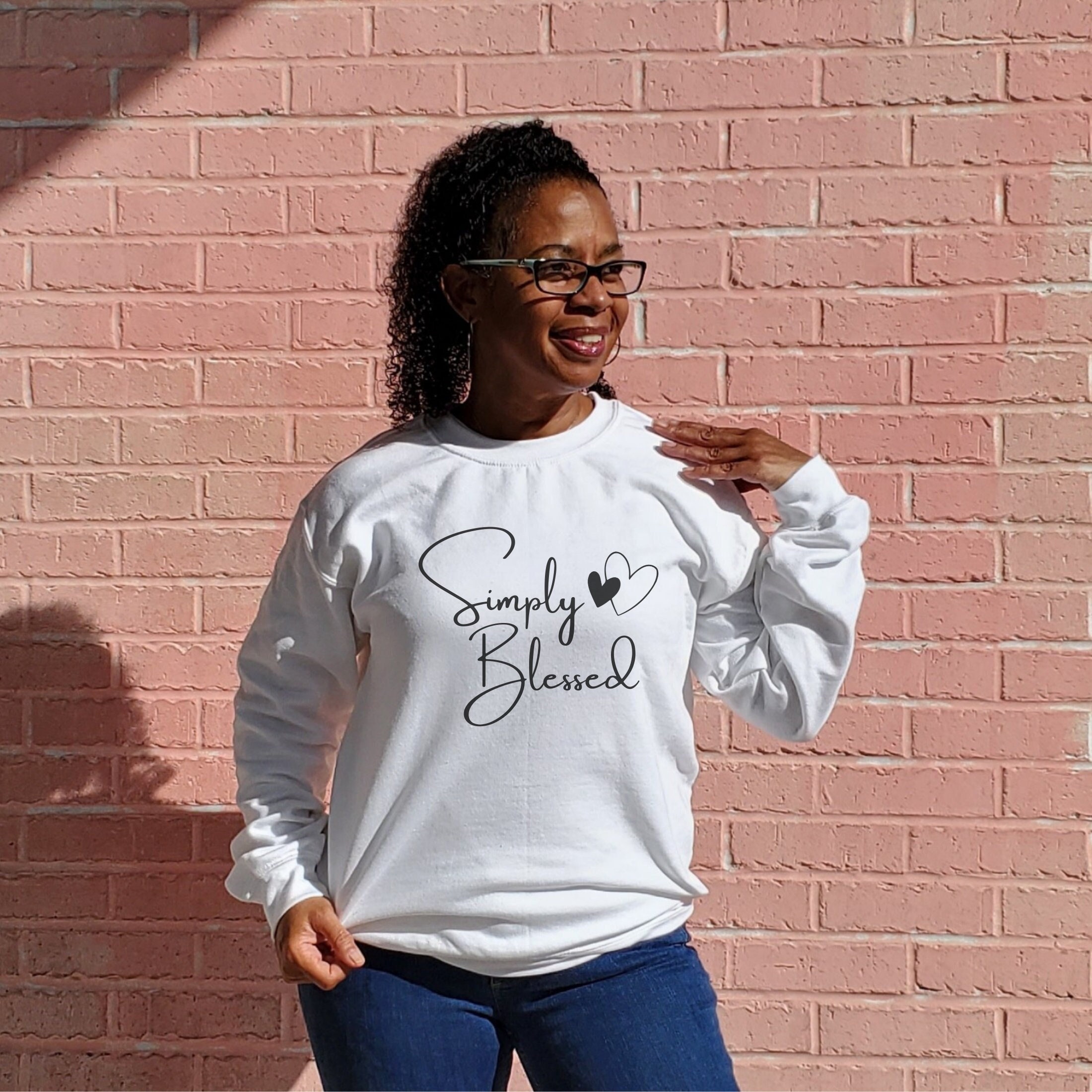 Simply Blessed Crewneck Sweatshirt for 