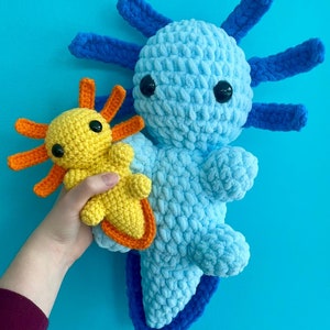 Axolotl Crochet Pattern - Easy to Make and Beginner Friendly