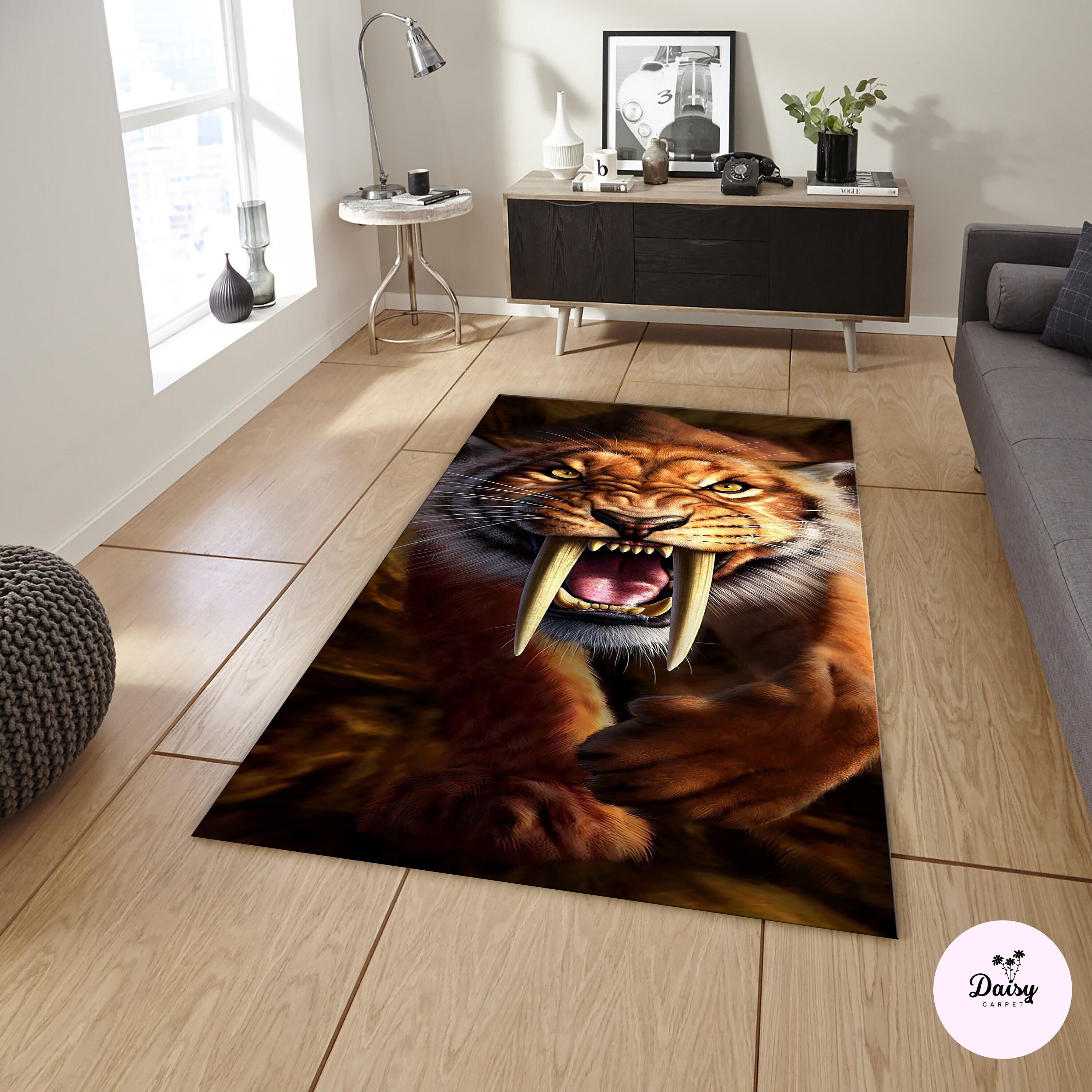 Tiger Rug - Etsy Canada