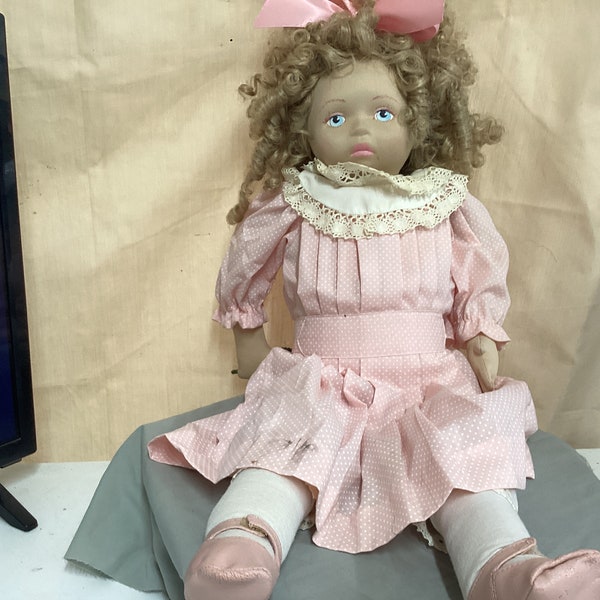 22” Vintage doll by Dolls by Pauline softbody