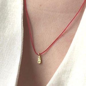 925 Sterling Silber Red Cord Halskette - Glück Schutz Charm Geschenk