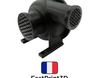 SimHub-controlled brushless turbocharger for Simracing Series 40 aluminum profiles