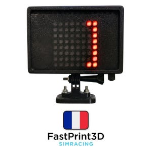 Iflag / Current Gear + RPM Simracing Simhub simple and quick installation car simulation displays