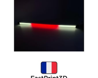 160 LED strip per meter, customizable length via SIMHUB (brake light/turn signals/RPM...).