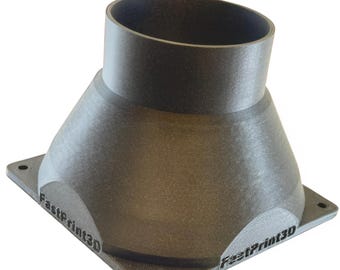 Reductor de conducto de 76,2 mm (3") para ventilador de 120 mm Simracing Simhub