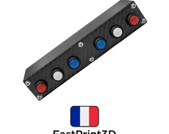 Plug-and-Play-Tastenbox für die Simracing-Steuerschnittstelle mit 6 Tasten