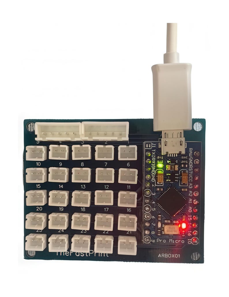 Placa Matrix impresa para botonera/Arduino Pro Micro, control práctico y personalizable para tus proyectos electrónicos. imagen 1