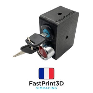 Chiave di accensione a una posizione On/Off con pulsante di avviamento motore Plug and Play