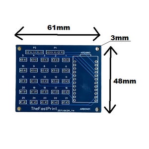 Placa Matrix impresa para botonera/Arduino Pro Micro, control práctico y personalizable para tus proyectos electrónicos. imagen 2