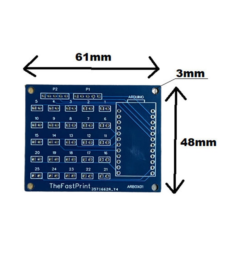 Placa Matrix impresa para botonera/Arduino Pro Micro, control práctico y personalizable para tus proyectos electrónicos. imagen 2