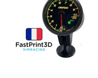 RPM gauge controlled by Simhub. Multiple mounts available. Simracing Plug and Play.
