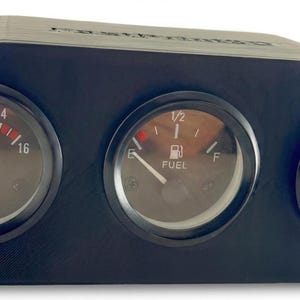 Boost gauge, Temp C, Fuel, Volt 2 alternative available, controlled by Simhub plug and Play Simracing image 4