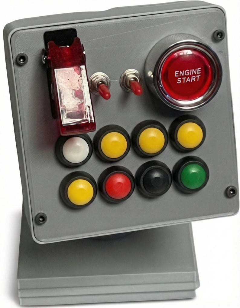 Button Box/button Box on Stand PC ETS2/ATS Simracing Euro Truck ...