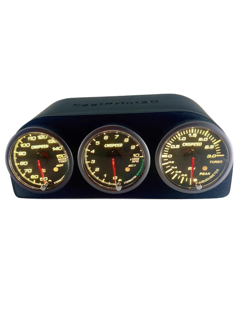 Boost gauge, Temp C, Fuel, Volt 2 alternative available, controlled by Simhub plug and Play Simracing #3