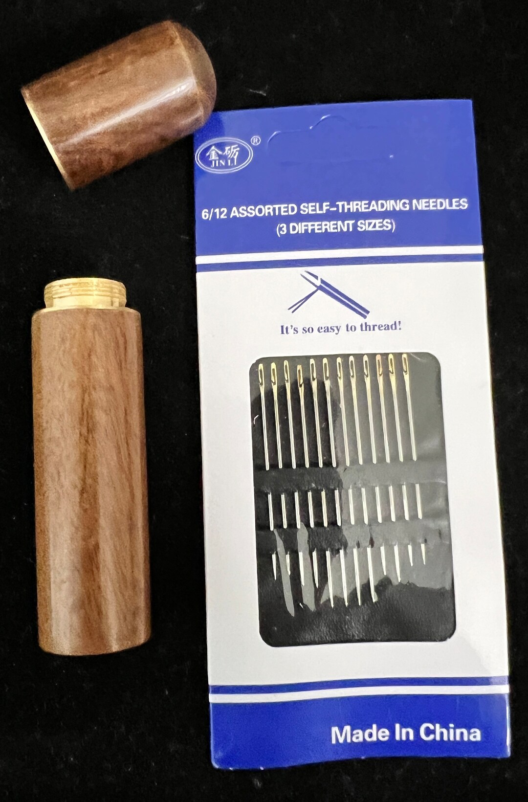 12pcs Hand Sewing Needles With Storage Box- Self Threading Needles - Etsy