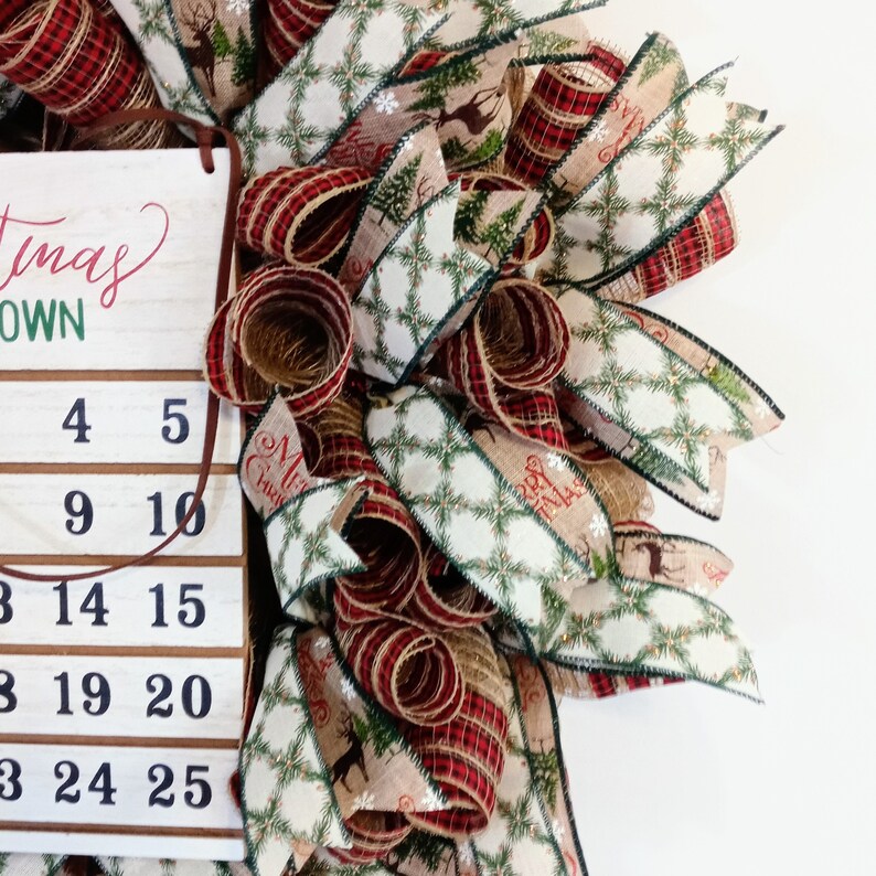 Advent Wreath Advent Calendar Wreath Advent Christmas Etsy