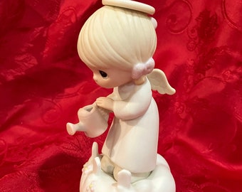 Precious Moments “Sending You A Rainbow” - E-9288 – Rare – Angel On Cloud