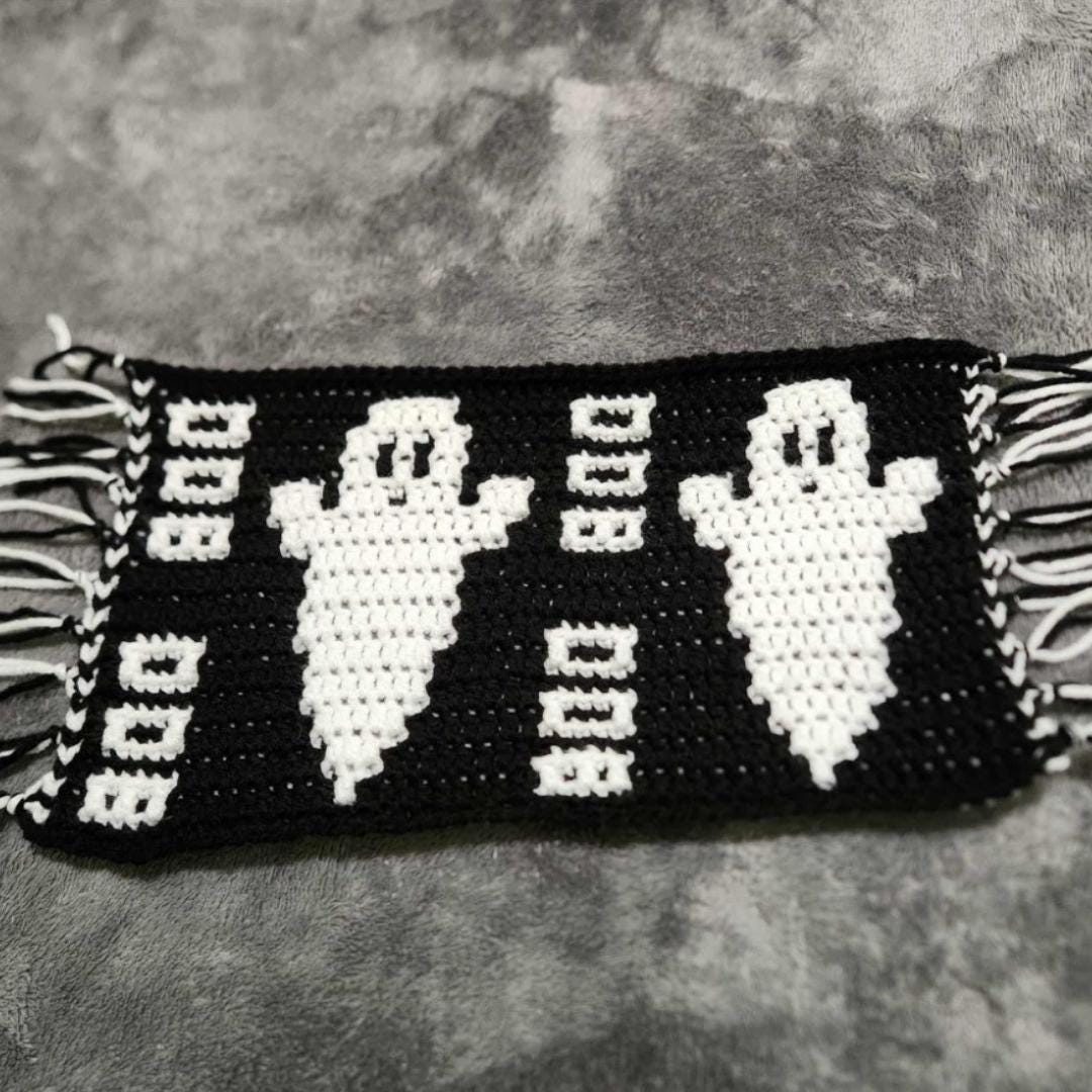 Spooky Ghost Mosaic Crochet Pattern – PDF Crochet Pattern – Easy ...