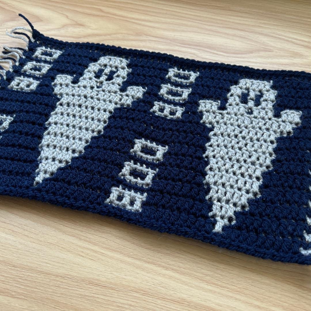Spooky Ghost Mosaic Crochet Pattern – PDF Crochet Pattern – Easy ...