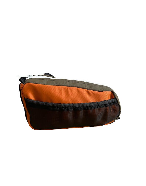 Bike Top Tube Bag Orange and Brown Etsy