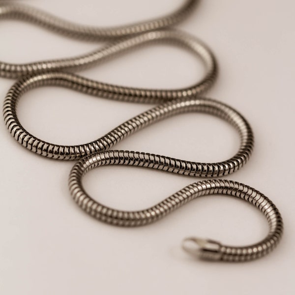 Schlangenkette Silber 925 - Snake Chain Echtsilber 925 Sterling Silver