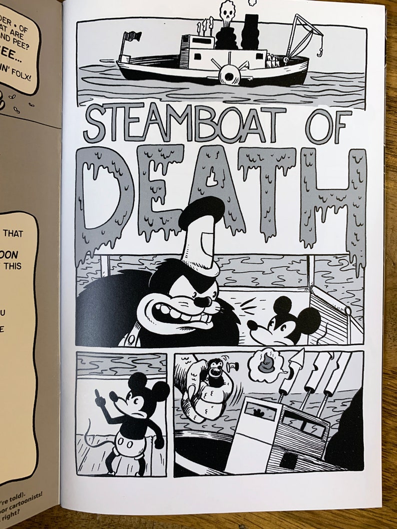 STEAMBOAT WILLIE Parody Comic Book Etsy
