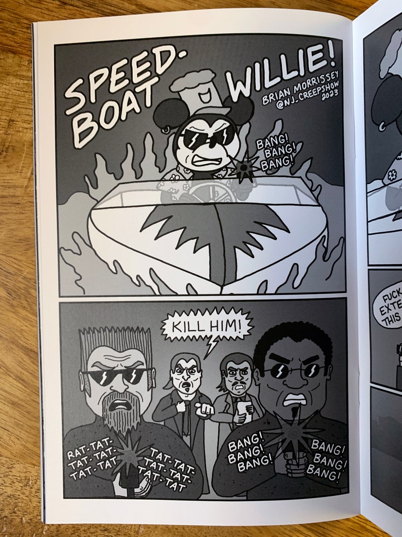 STEAMBOAT WILLIE Parody Comic Book Etsy