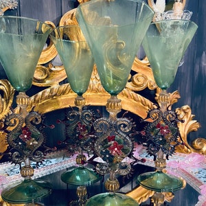 Luxurious traditional style tumblers handmade in Venice Murano glass *price per one