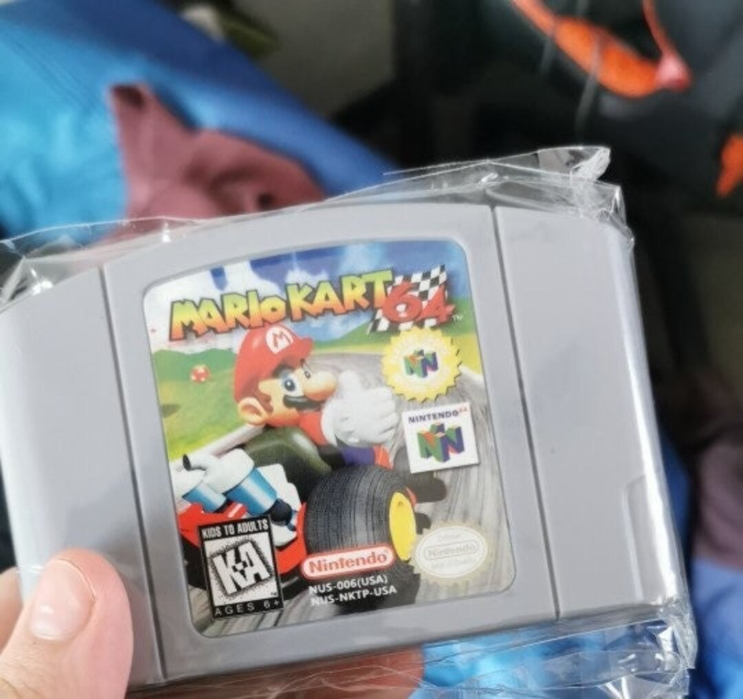 Mario Kart Game Cartridge Nintendo 64 N64 USA NTSC Console Etsy
