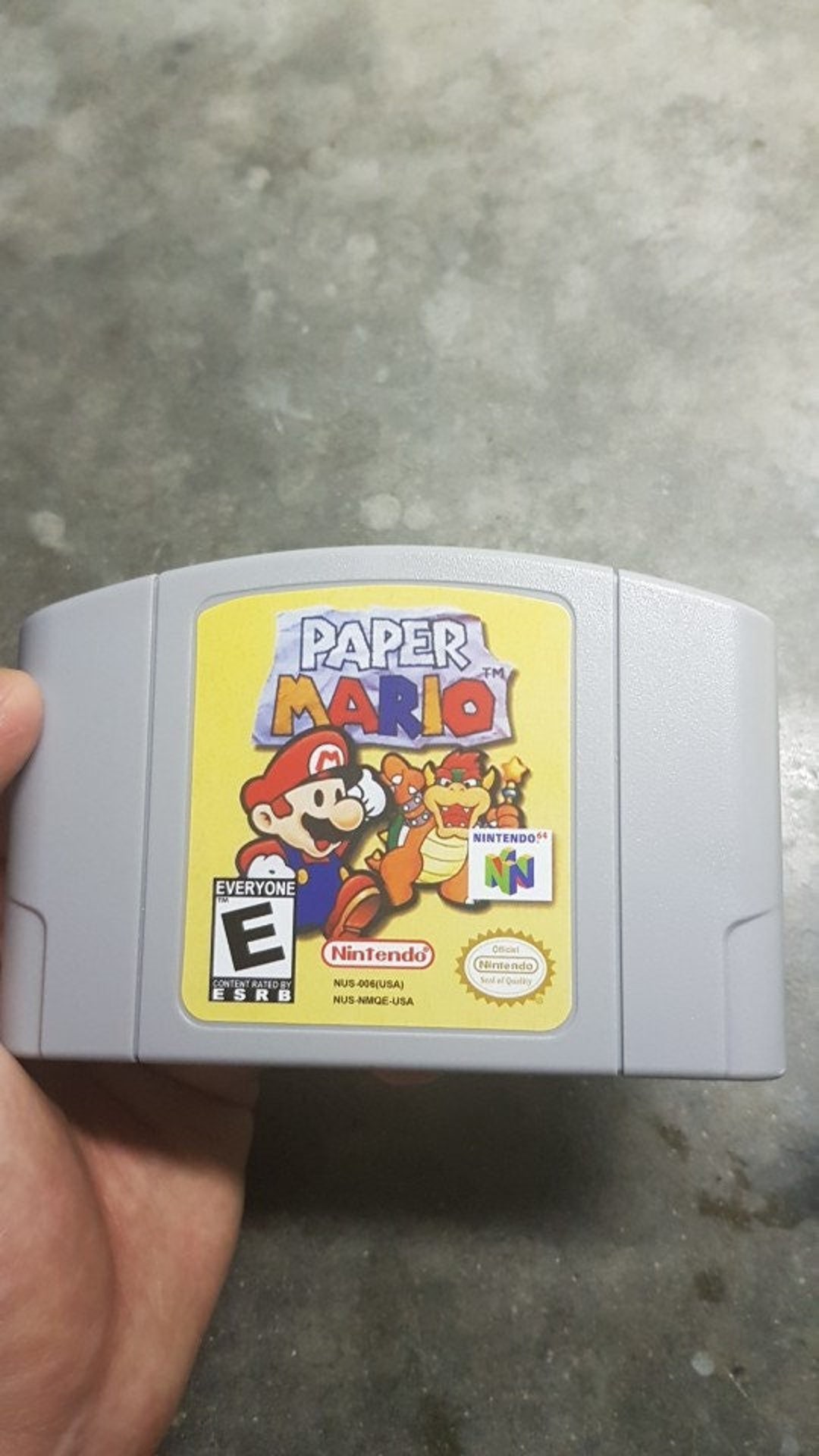 Super Mario Paper Game Cartridge Nintendo 64 N64 USA NTSC - Etsy