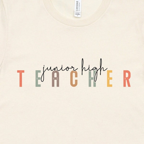 Junior High Teacher, Teacher T-shirt, Jr High Teacher Gift, Teacher Gift, Educator Gift, Teacher Apparel, Teachers are Heros, Jr High