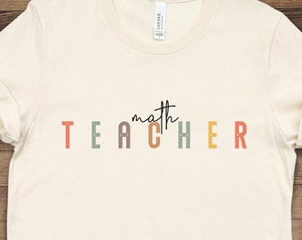 Professeur de mathématiques, T-shirt de l’enseignant, Cadeau de professeur de mathématiques, Cadeau d’enseignant, Cadeau d’éducateur, Vêtements d’enseignant, Nerd de mathématiques, Arithmétique, Math c’est amusant