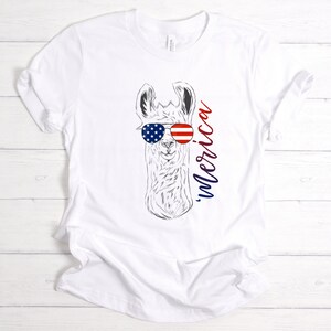 Amerikanisches Lama | Unisex Jersey Kurzarm T-Shirt