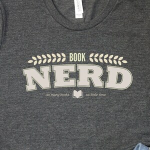 Book Nerd Unisex Short Sleeve Tee