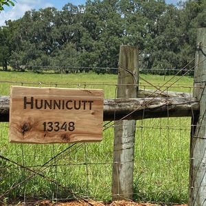 Custom Address Sign