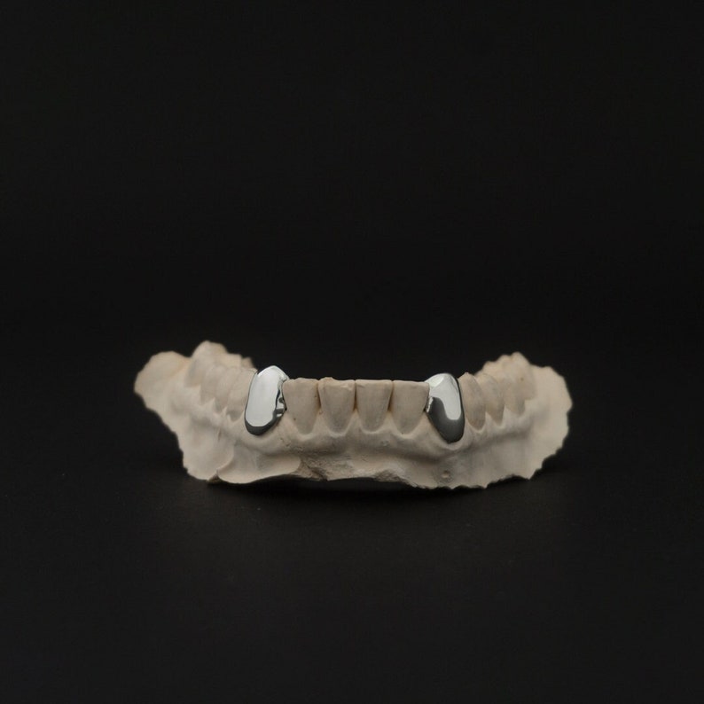 Solid Silver SINGLE TOOTH Cap Grillz 925 Sterling Silver Cap Etsy