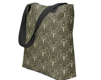 Dark Sage Cabincore Tote bag