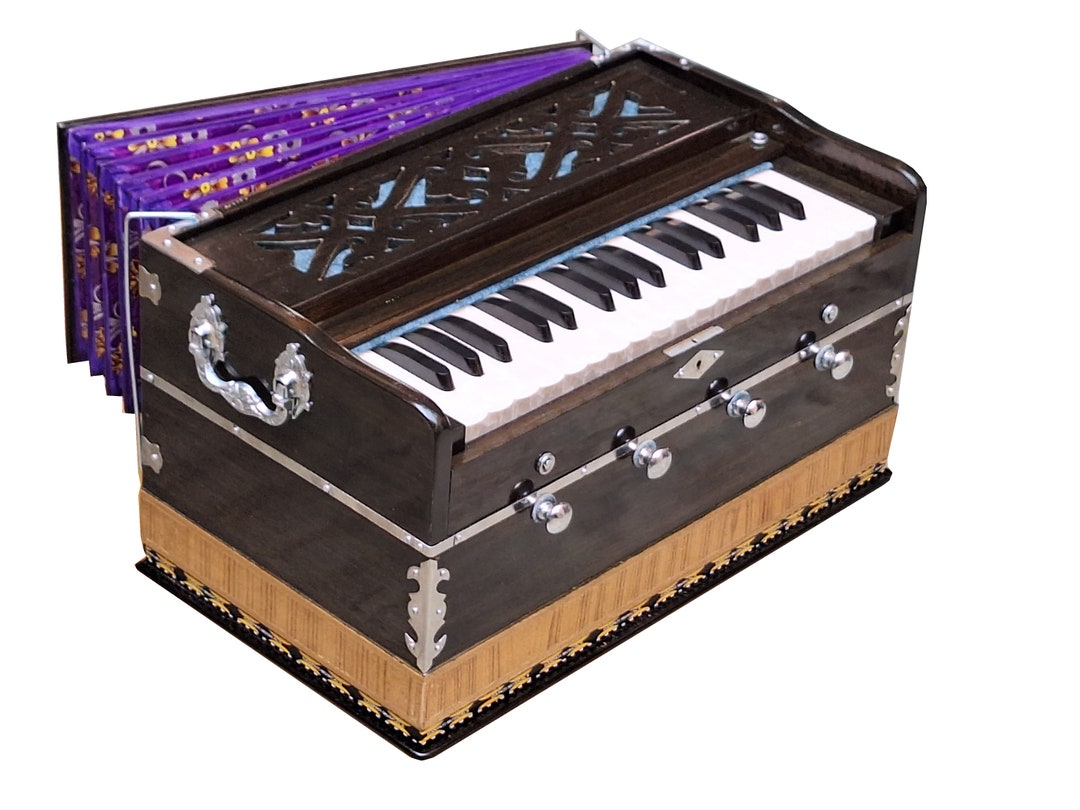 Harmonium 4 Stops 2.45 Octaves 7 Fold Bellow Double Reeds Etsy