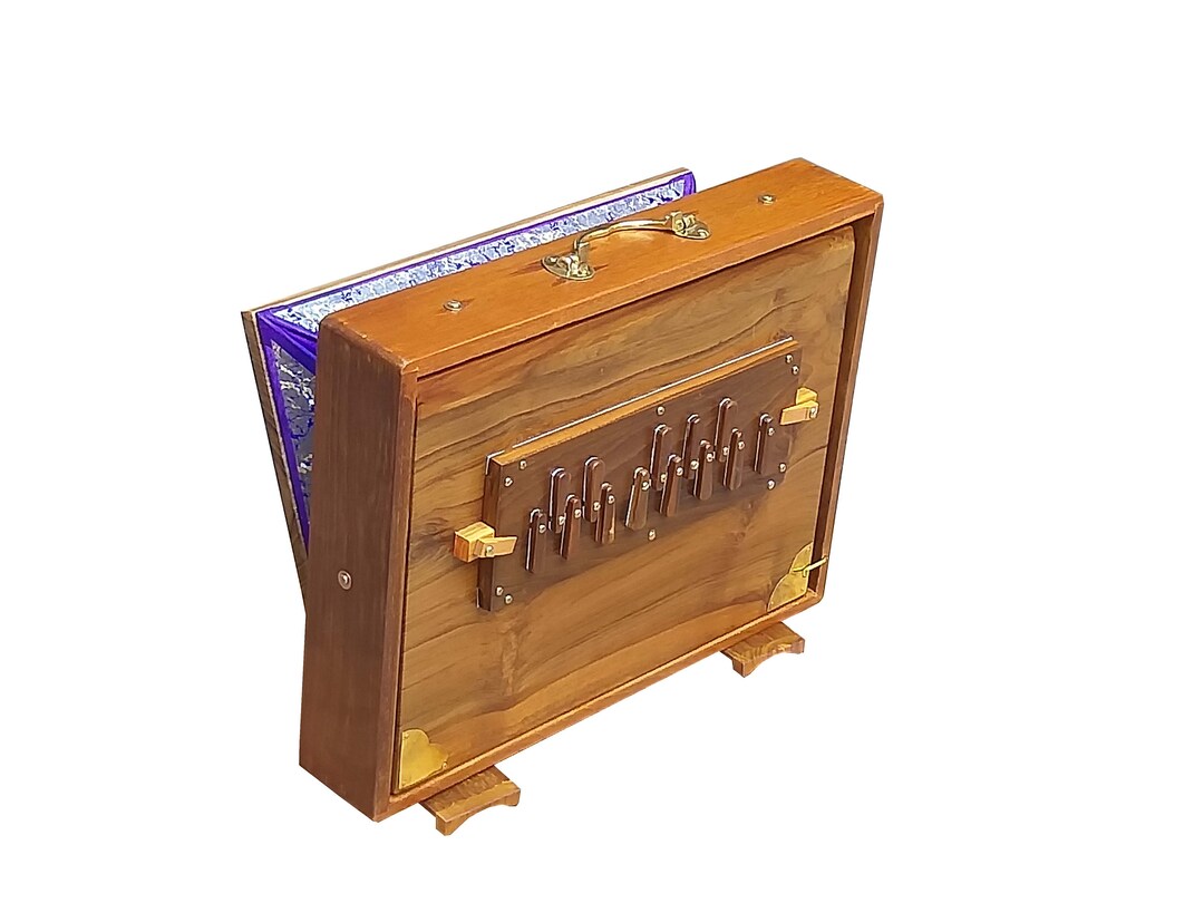 Shruti Box Full Teak Wood Big Size 16 X 12 X 3 Tuned to 440hz Notes 13