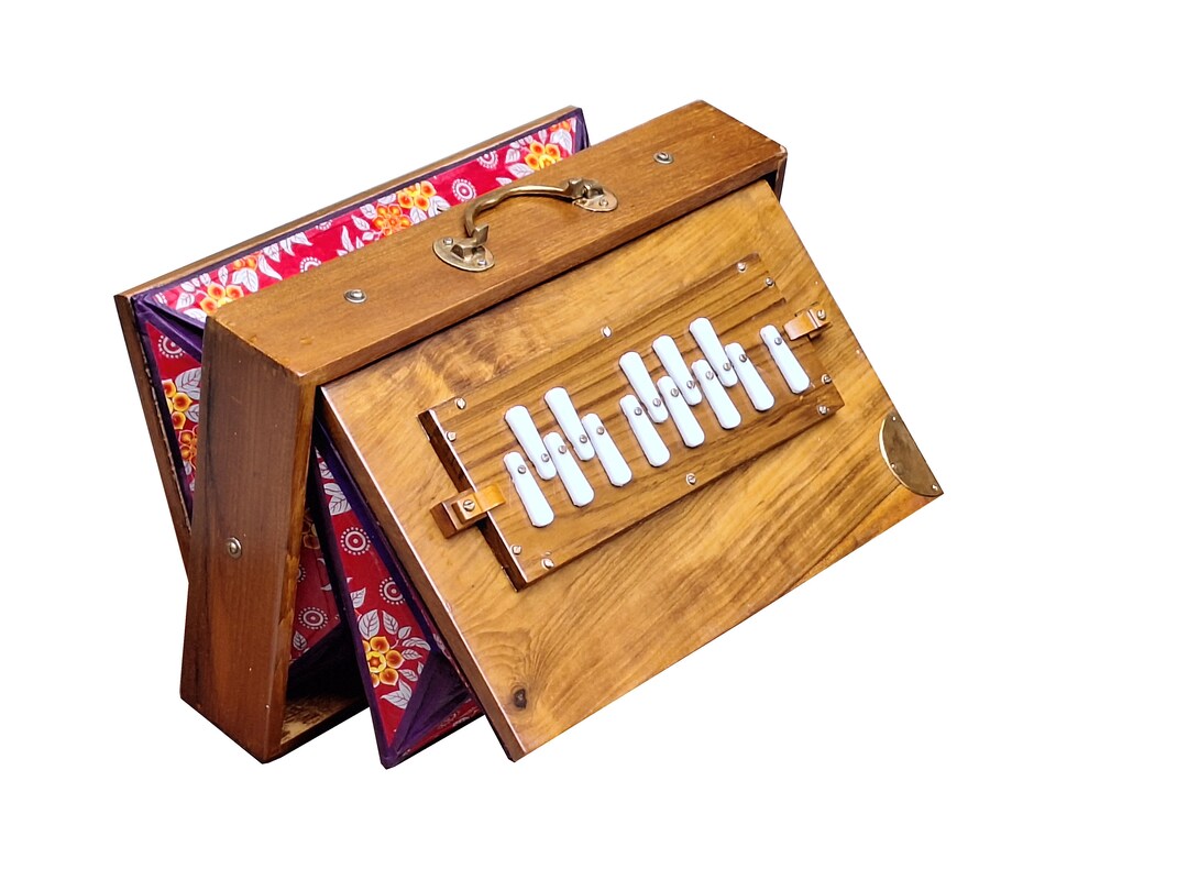 Shruti Box, Teak Wood, Size 15 X 10 X 3, Tuning440 Hz Sur Peti, 13
