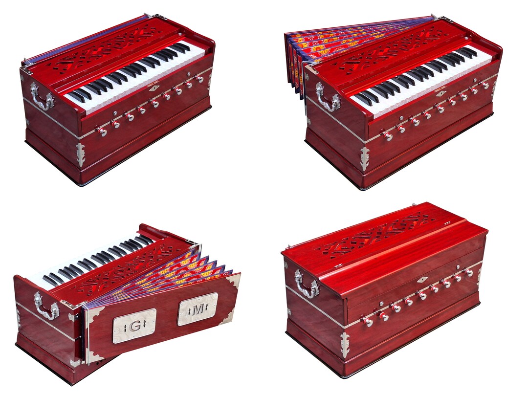 Professional Harmonium 3.5 Octave 9 Stops 42 Keys Double Reeds Etsy
