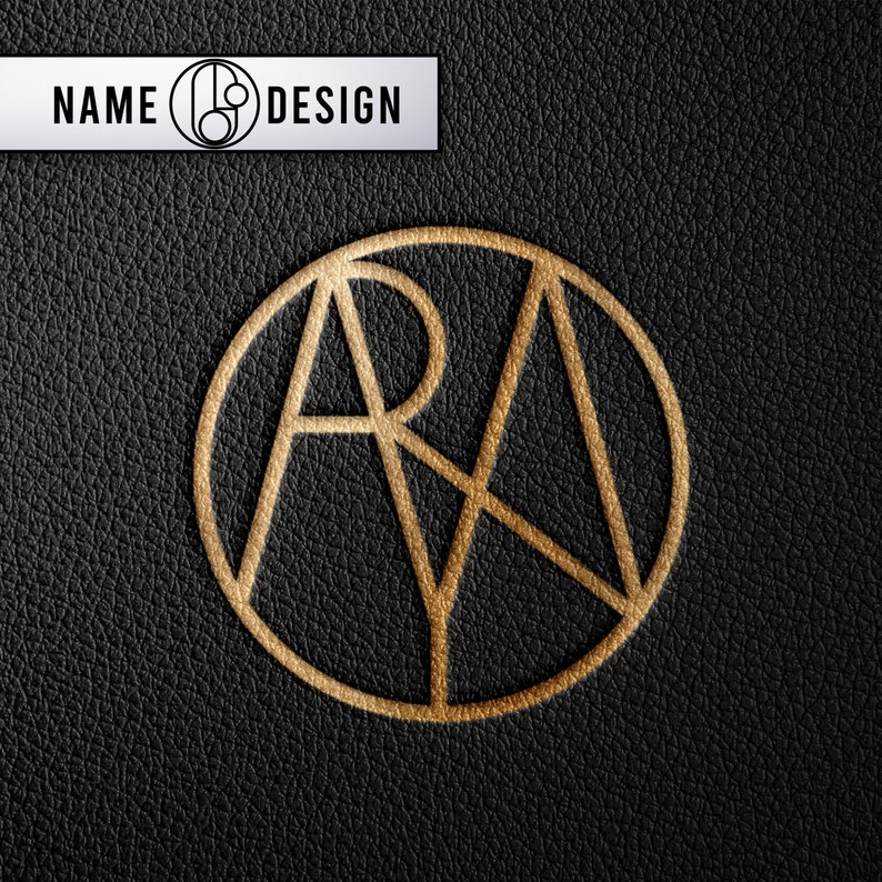 gold gilded sample name logo on leather