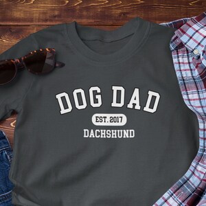 Custom Dog Dad Shirt for Dog Dad Gift for Him Dog Owner T Shirt for Dog Lover Personalized Dog Dad Gift for Fathers Day Dog Shirt