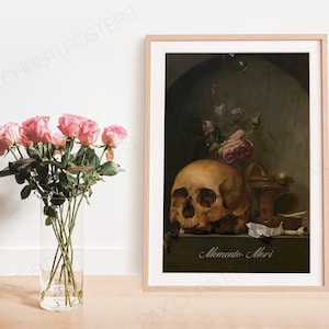 Memento Mori Digital Print - Sobotni Promyk (Saturday Ray) by Piotr Stachiewicz - Printable Catholic Saint Wall Decor in Various Sizes