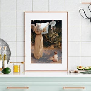 Polish Madonna Digital Print - Sobotni Promyk (Saturday Ray) by Piotr Stachiewicz - Printable Catholic Saint Wall Decor in Various Sizes