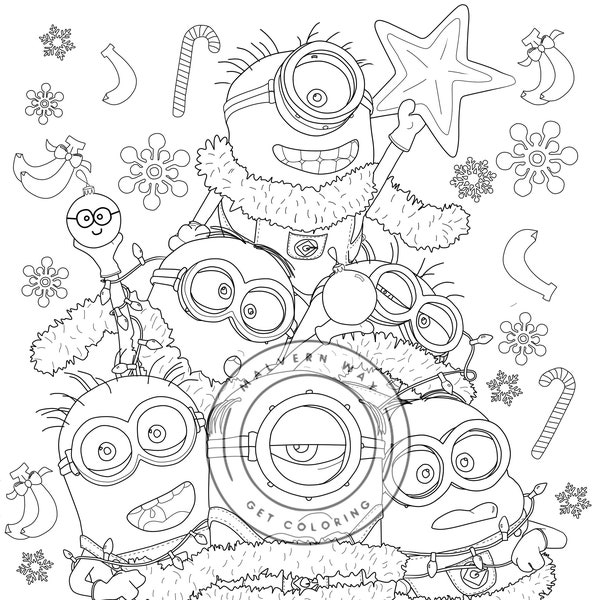 Minions Christmas - Etsy